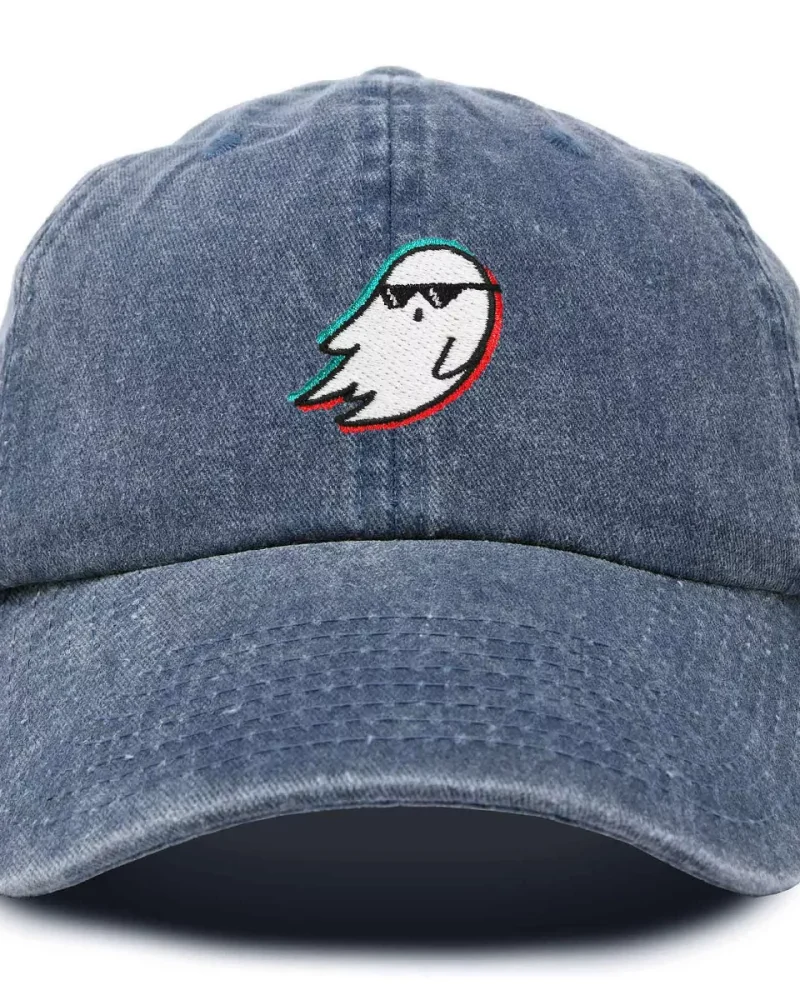 Ghost Life Embroidered Mens Womens Cotton Dad Hat Baseball Cap Adjustable